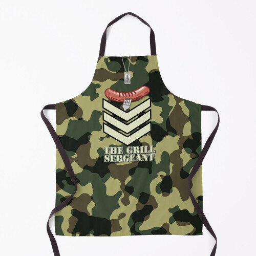 The Grill Sergeant Grill Aprons for Kitchen BBQ Chef