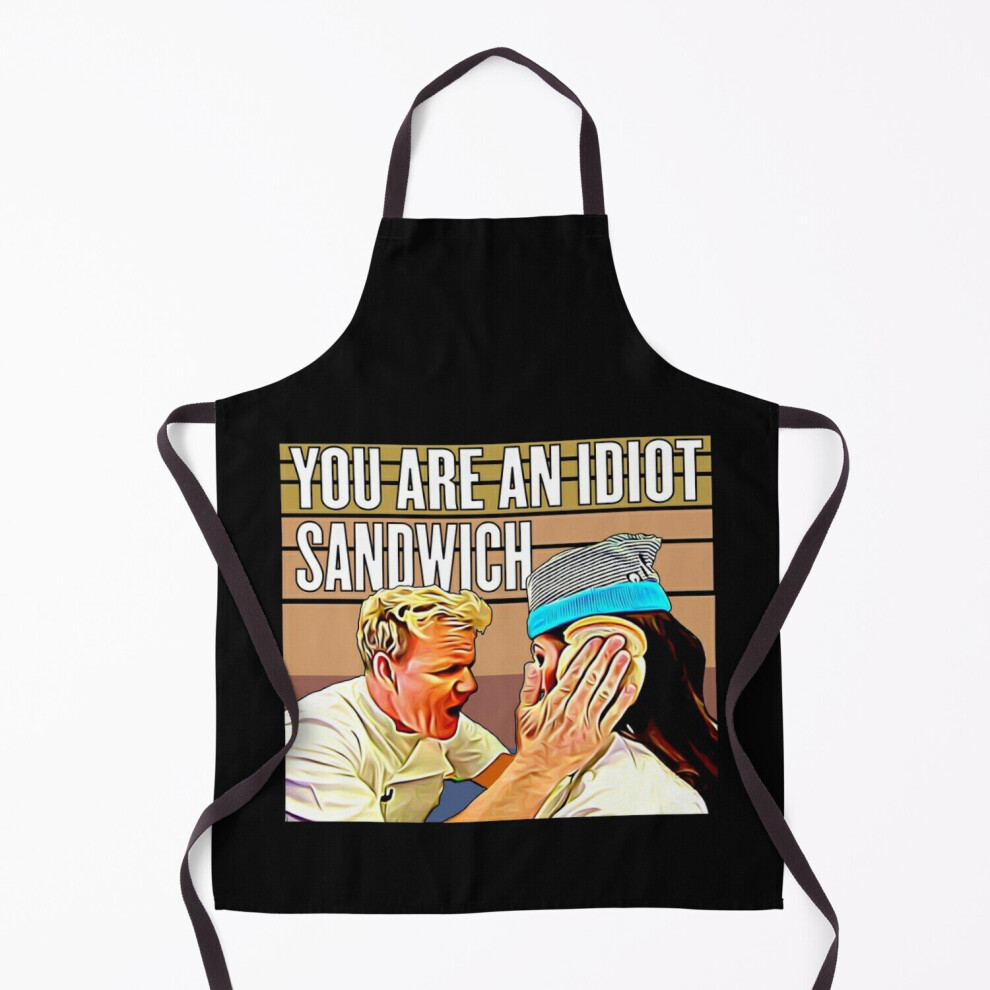 Gordon Ramsay Idiot Sandwich Grill Aprons for Kitchen BBQ Chef