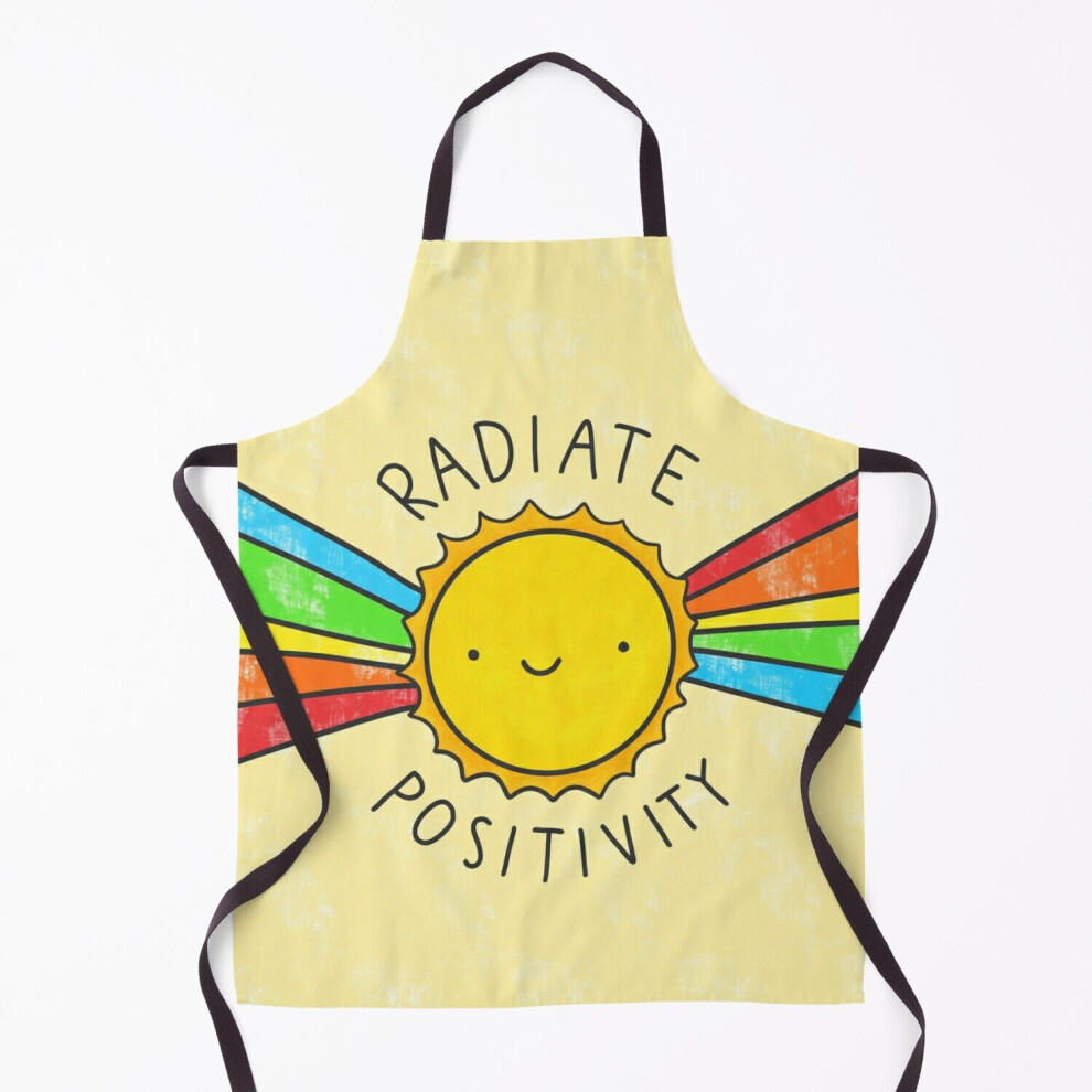 Radiate Positivity Grill Aprons for Kitchen BBQ Chef