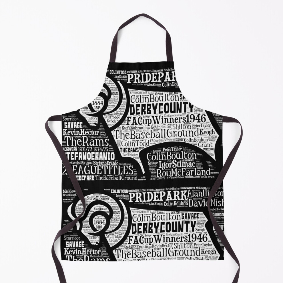 Derby County Club Crest Grill Aprons for Kitchen BBQ Chef