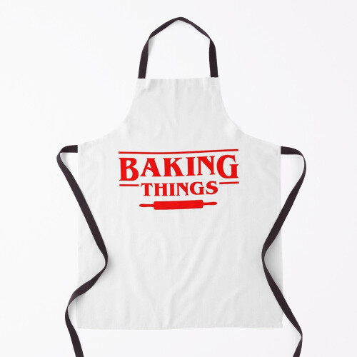 Baking Things Stranger Things Style Grill Aprons for Kitchen BBQ Chef