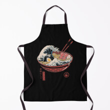 Great Ramen Wave Grill Aprons for Kitchen BBQ Chef