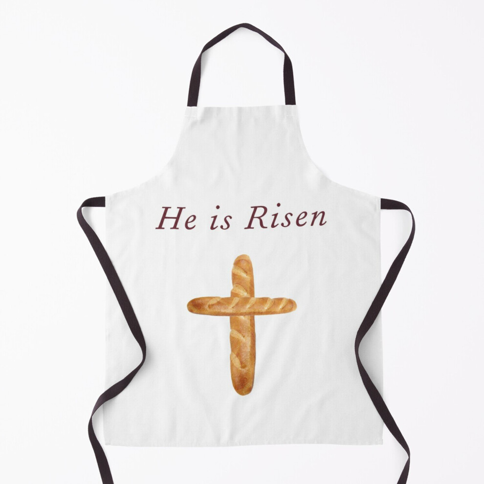 He Is Risen, Shirley's Bread (Community) Grill Aprons for Kitchen BBQ Chef