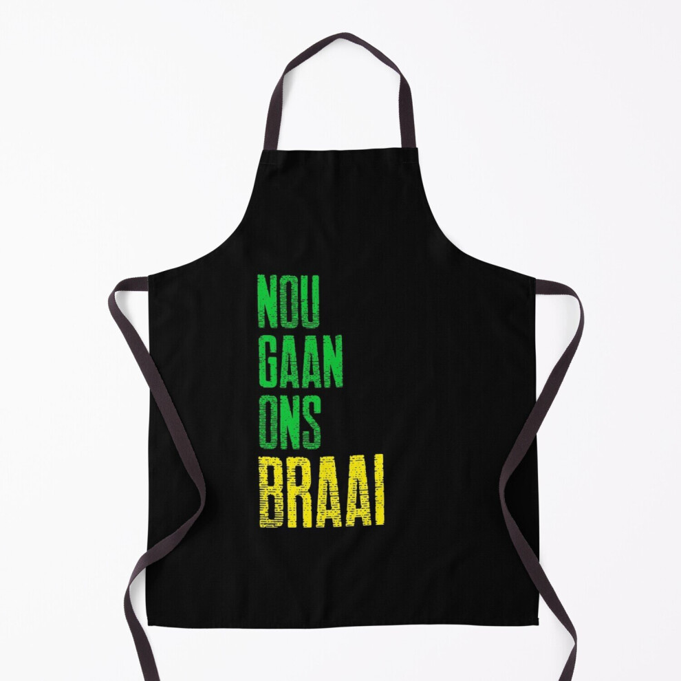 Famgem South African - Nou Gaan Ons Braai Grill Aprons For Kitchen Bbq Chef