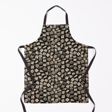 Scrabble Tile Madness Pattern Grill Aprons for Kitchen BBQ Chef