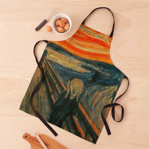 Edvard munch - the scream Grill Aprons for Kitchen BBQ Chef 2