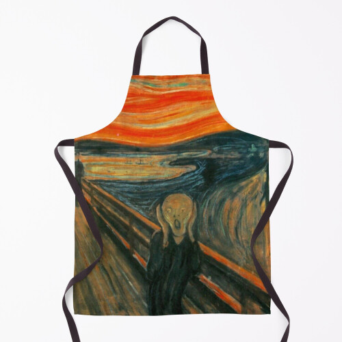 Edvard munch - the scream Grill Aprons for Kitchen BBQ Chef