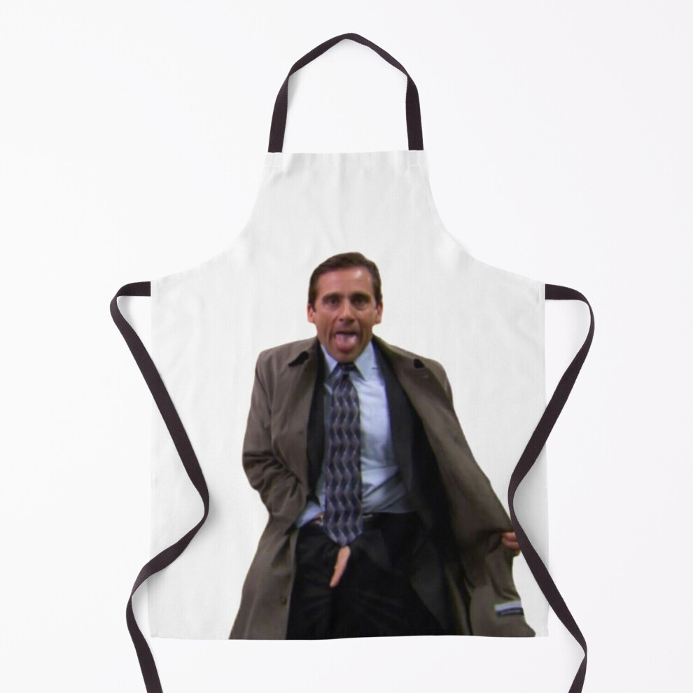 Michael Scott Flashing The Office Grill Aprons for Kitchen BBQ Chef