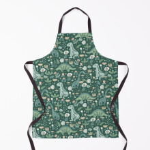 Folk Floral Dinosaur Grill Aprons for Kitchen BBQ Chef