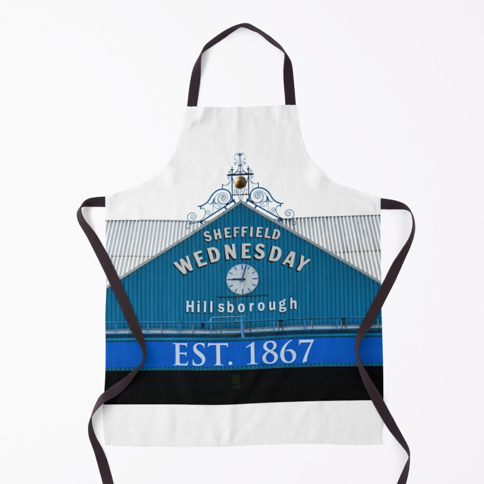 Sheffield Wednesday Famous Clock Grill Aprons for Kitchen BBQ Chef