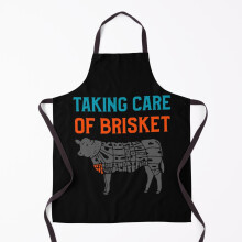 Taking Care of Brisket BBQ Grill Aprons for Kitchen BBQ Chef