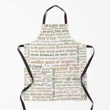 Shakespeare's Insults Collection - Revised Edition (by incognita) Grill Aprons for Kitchen BBQ Chef
