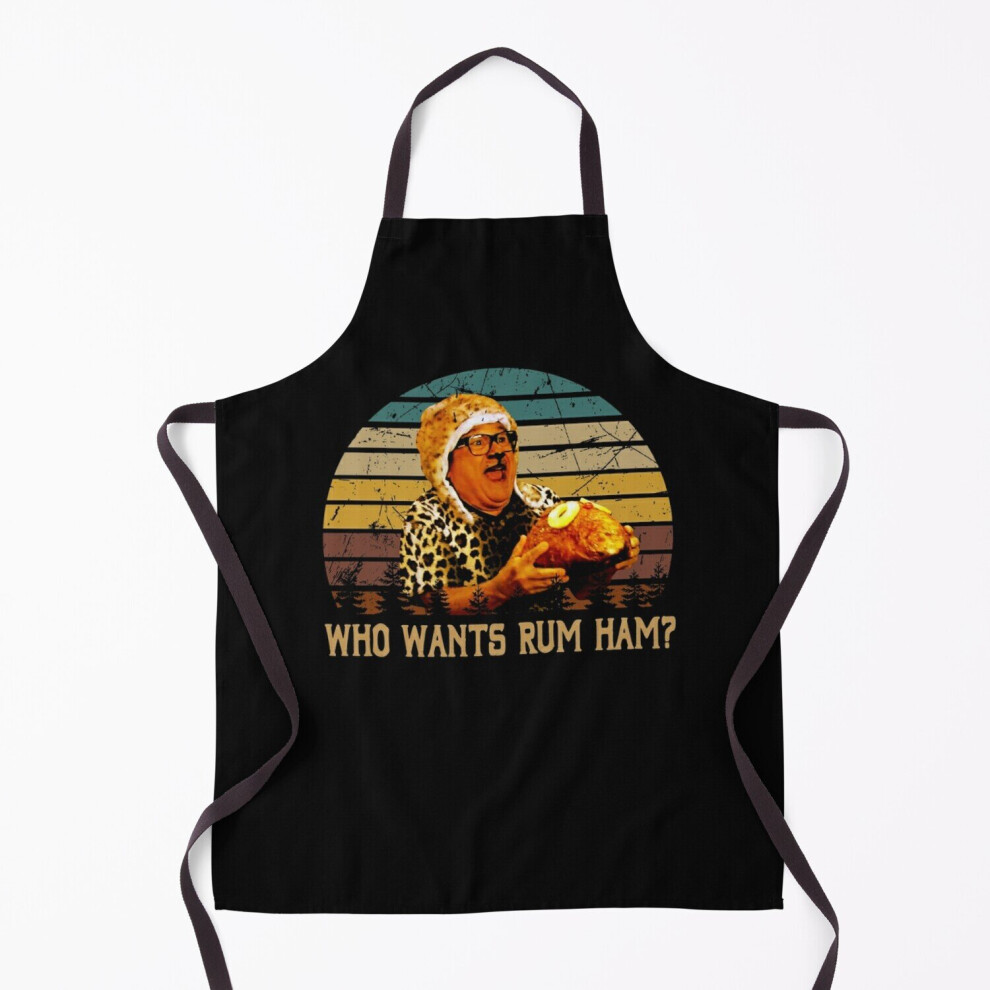 Vintage Design Who Wants Rum Ham? Grill Aprons for Kitchen BBQ Chef