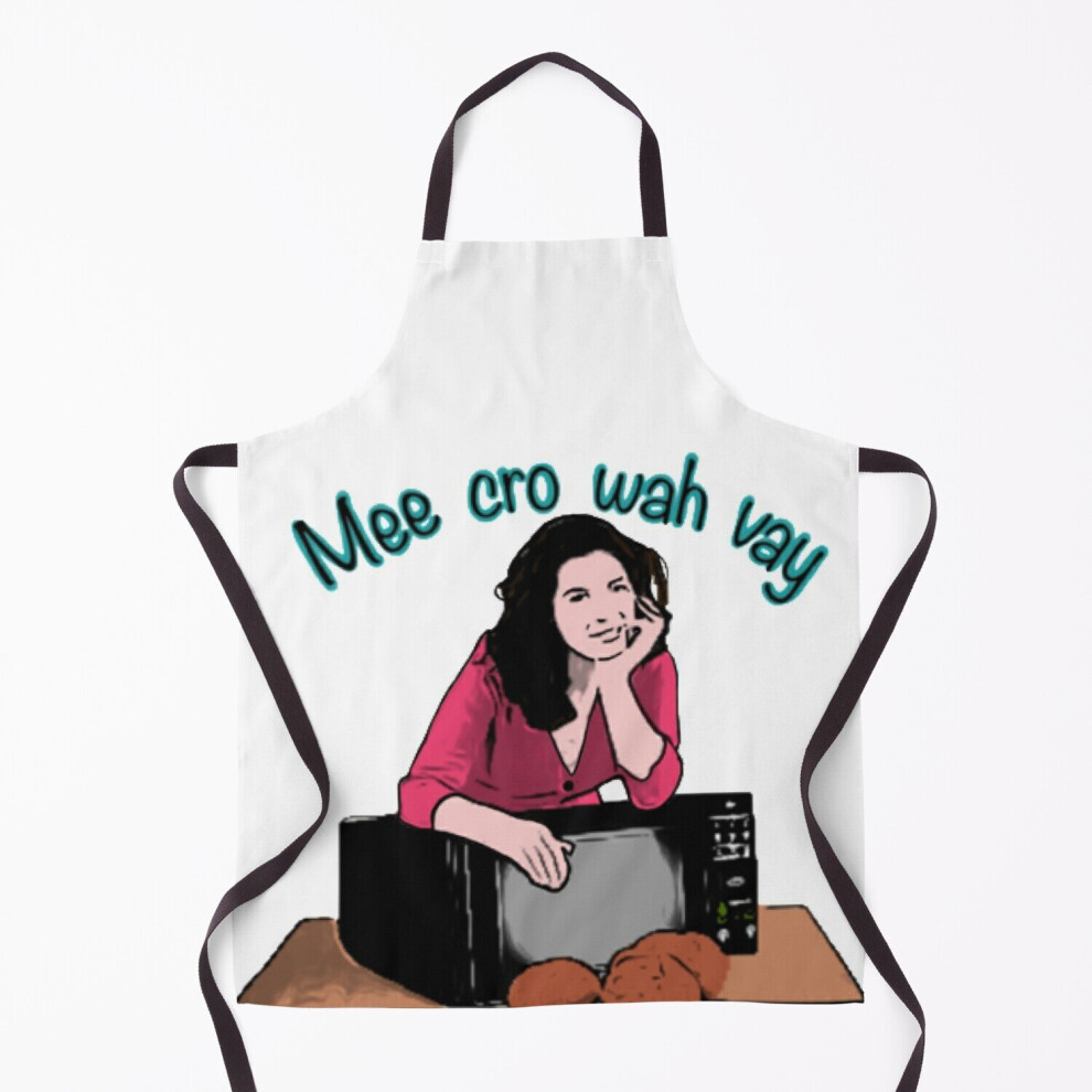 Nigella Lawson Mee - cro- wah - vay Cook Eat Repeat Grill Aprons for Kitchen BBQ Chef