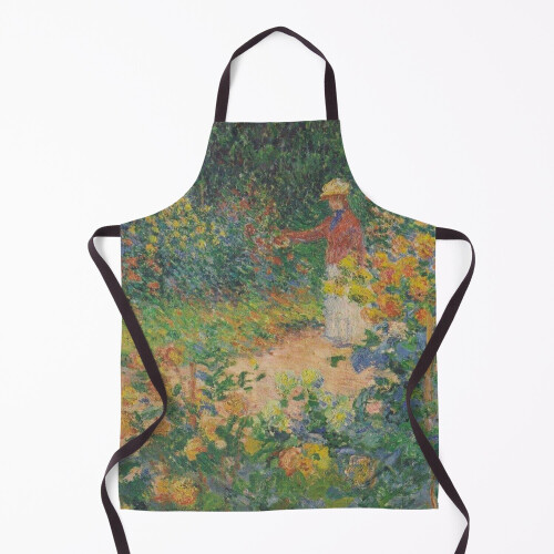 Claude Garden at Giverny, 1895 Grill Aprons for Kitchen