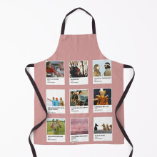Pantone Wes Anderson Grill Aprons for Kitchen BBQ Chef