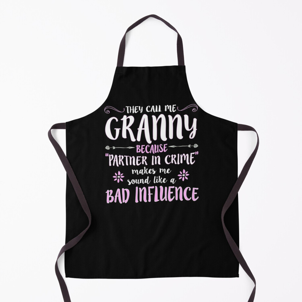 Famgem They Call Me Granny Because Partner In Crime Makes Product Grill Aprons For Kitchen Bbq Chef