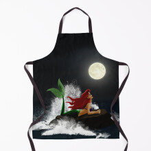 Little Mermaid - Starry Night Grill Aprons for Kitchen BBQ Chef