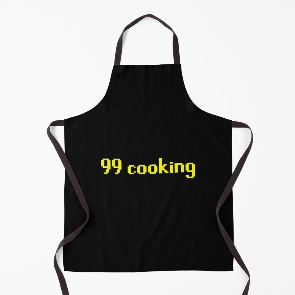 Famgem Runescape Osrs 99 Cooking Grill Aprons For Kitchen Bbq Chef
