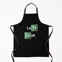 Let's Cook: Breaking Bad Style Grill Apron for Kitchen & BBQ - Waterproof, Adjustable Neck, 21x29, 2 Front Pockets
