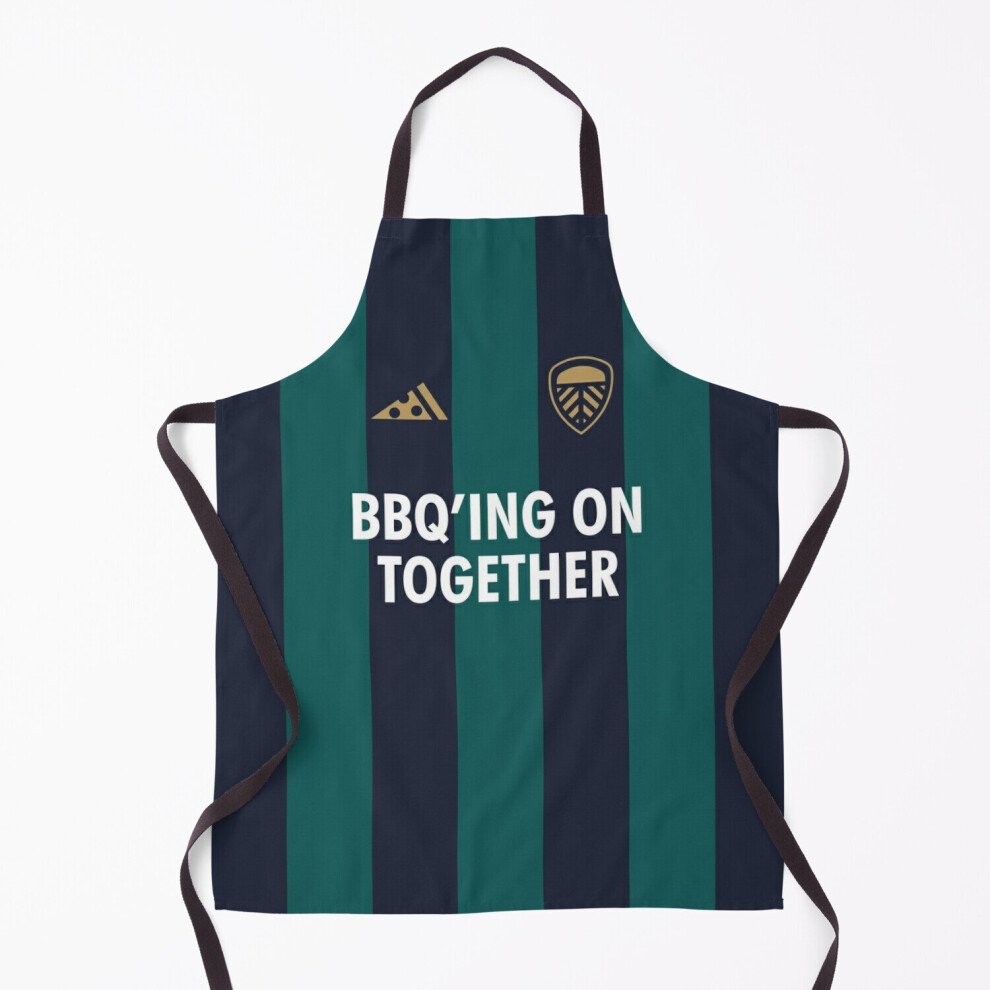 Famgem Apron Leeds United "Bbqing On Together" Grill Aprons For Kitchen Bbq Chef