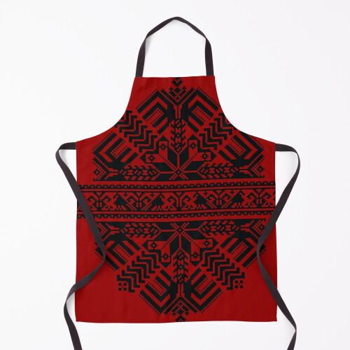 Latvian Traditional Symbol Grill Aprons for Kitchen BBQ Chef