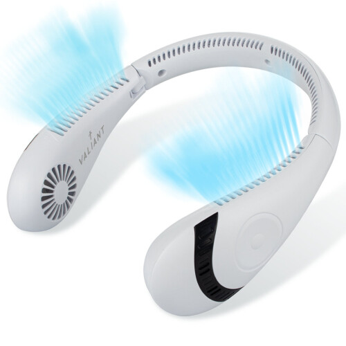 Valiant Valiant Wireless Neck Fan | 3 Speed Rechargeable | Folding
