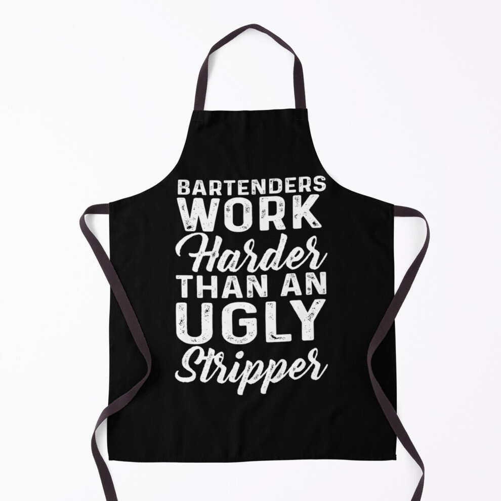 Bartenders Work Harder Grill Aprons For Kitchen Bbq Chef 8671829642775