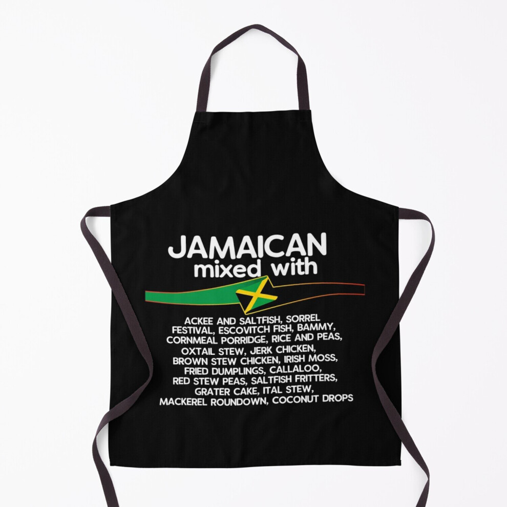 Jamaican Mixed with Jamaica Love and Proud Grill Aprons for Kitchen BBQ Chef