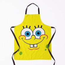 Spongebob Squarepants Face Grill Aprons for Kitchen BBQ Chef