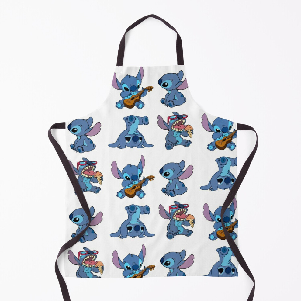 Stitch 4 Bundle/Pattern Grill Aprons for Kitchen BBQ Chef