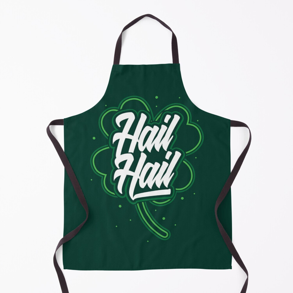 Hail Hail Celtic Football (Bottle Green) Logo Grill Aprons for Kitchen BBQ Chef