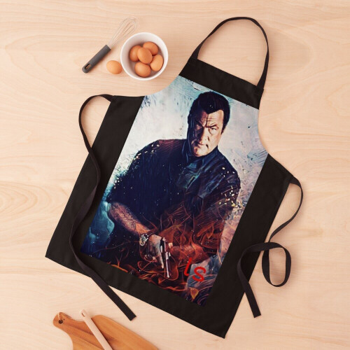 Steven seagal Grill Aprons for Kitchen BBQ Chef 2