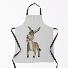 Donkey from Shrek Movie Grill Apron - Unisex Waterproof BBQ Kitchen with Pockets and Adjustable Neck