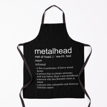 Metalhead Meaning Grill Aprons for Kitchen BBQ Chef