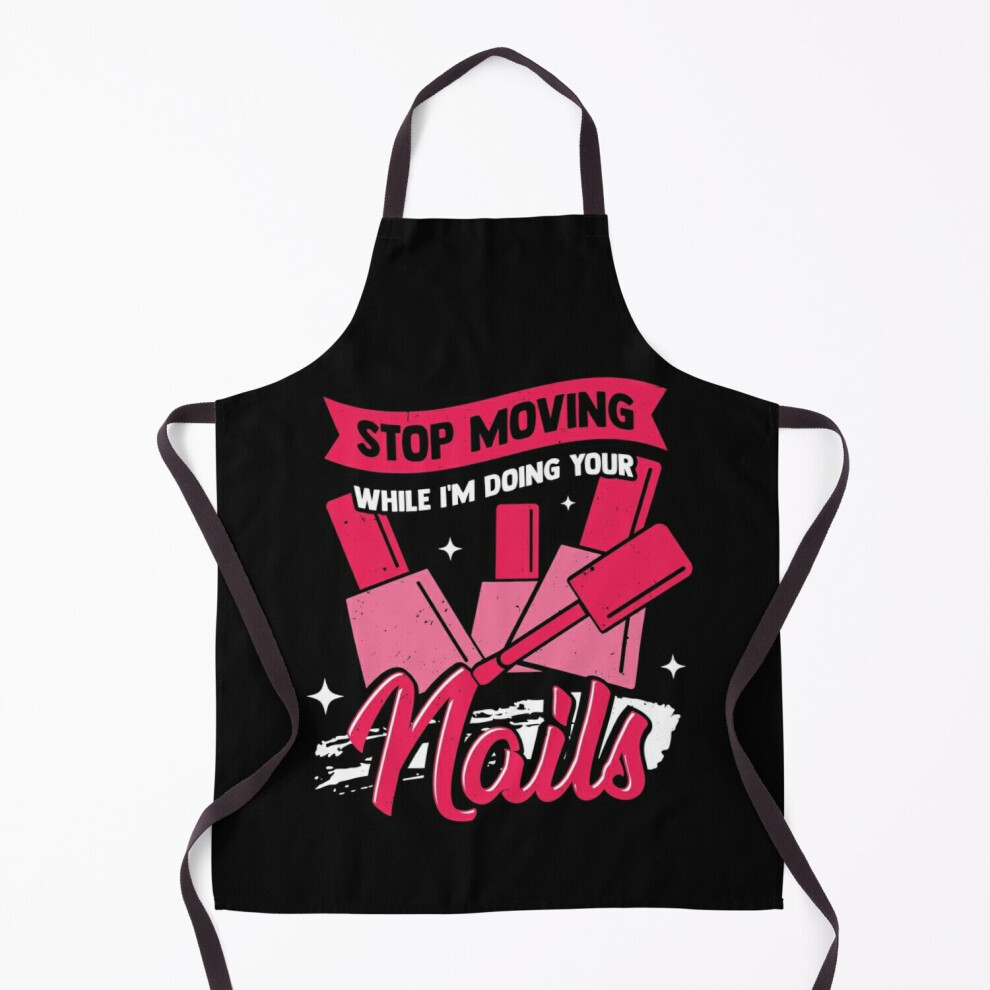 Nail Tech Technologist Manicure Manicurist Gift Grill Aprons For Kitchen Bbq Chef 8671829633261