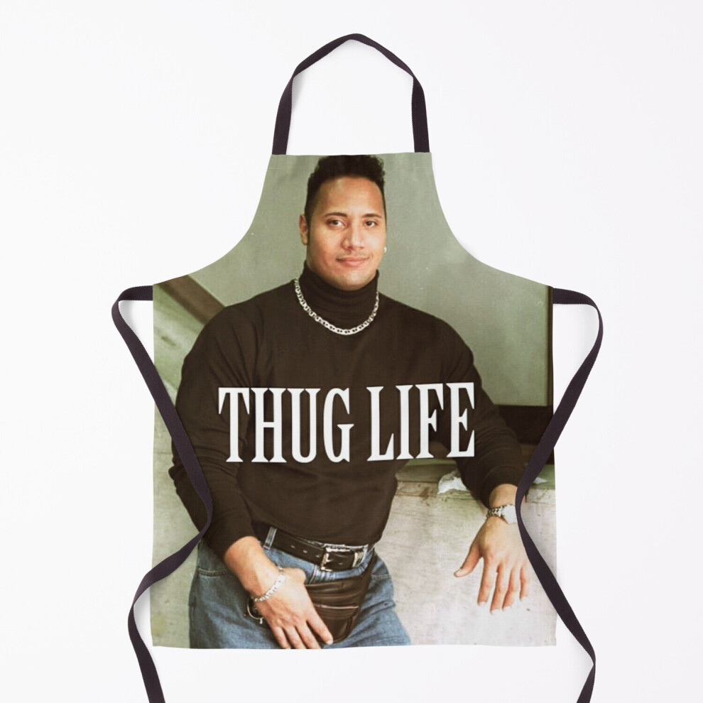 Throwback - Dwayne Johnson Grill Aprons for Kitchen BBQ Chef