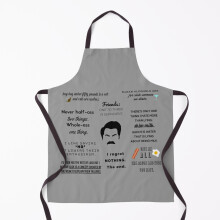 Ron Swanson - Quotes Grill Aprons for Kitchen BBQ Chef