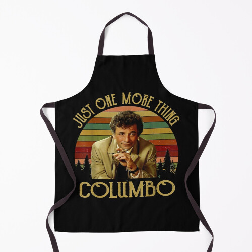 Just One More Thing Columbo Grill Aprons for Kitchen BBQ Chef