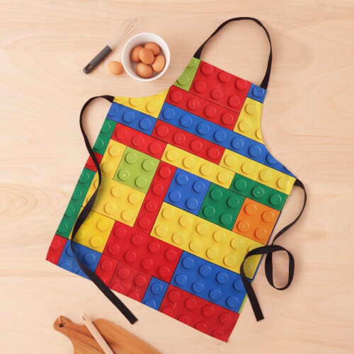 Colorful Bricks Design Grill Aprons for Kitchen BBQ Chef 2