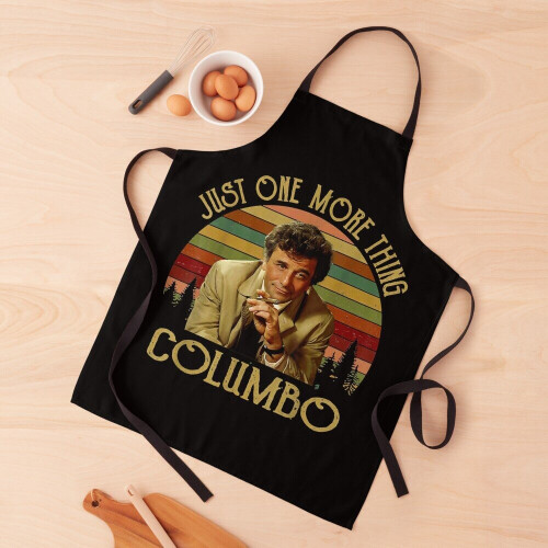 Just One More Thing Columbo Grill Aprons for Kitchen BBQ Chef 2
