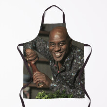 Spicy Ainsley - A portrait in oil Grill Aprons for Kitchen BBQ Chef