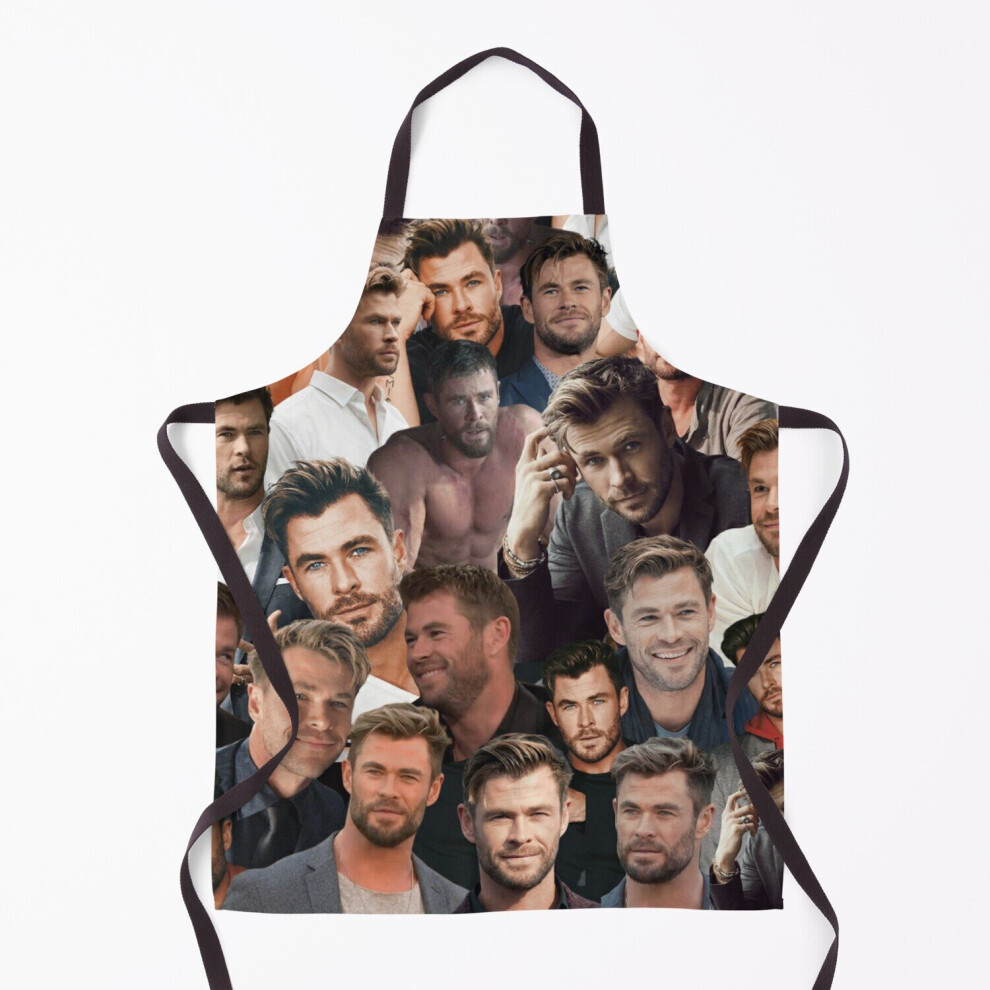 Chris Hemsworth photo collage Grill Aprons for Kitchen BBQ Chef