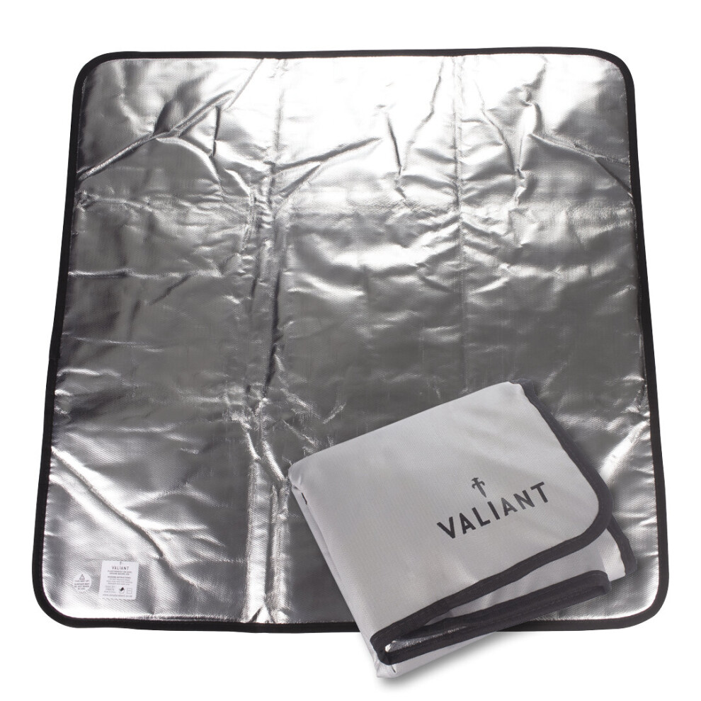 Valiant Heat Resistant Bbq Ground Mat 68Cmx68cm