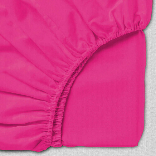 (Single, Pink) Luxury Extra Deep 25cm Fitted Bed Sheet - Single, Double, Super King Sizes (UK) 2