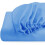 (Single, Sky Blue) Luxury Extra Deep 25cm Fitted Bed Sheet - Single, Double, Super King Sizes (UK) 4