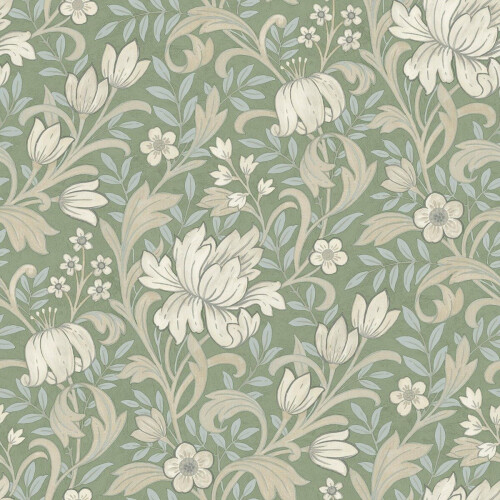 Grandeco Life Marian Sage Wallpaper A67102