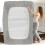 (Super King, Grey) Luxury Extra Deep 25cm Fitted Bed Sheet - Single, Double, Super King Sizes (UK) 1