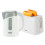 GEEPAS (White) Geepas 2 Slice Toaster Electric Kettle Combo Set 1