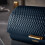 Tower Tower Empire Bread Bin & Canisters in Midnight Blue & Brass 3